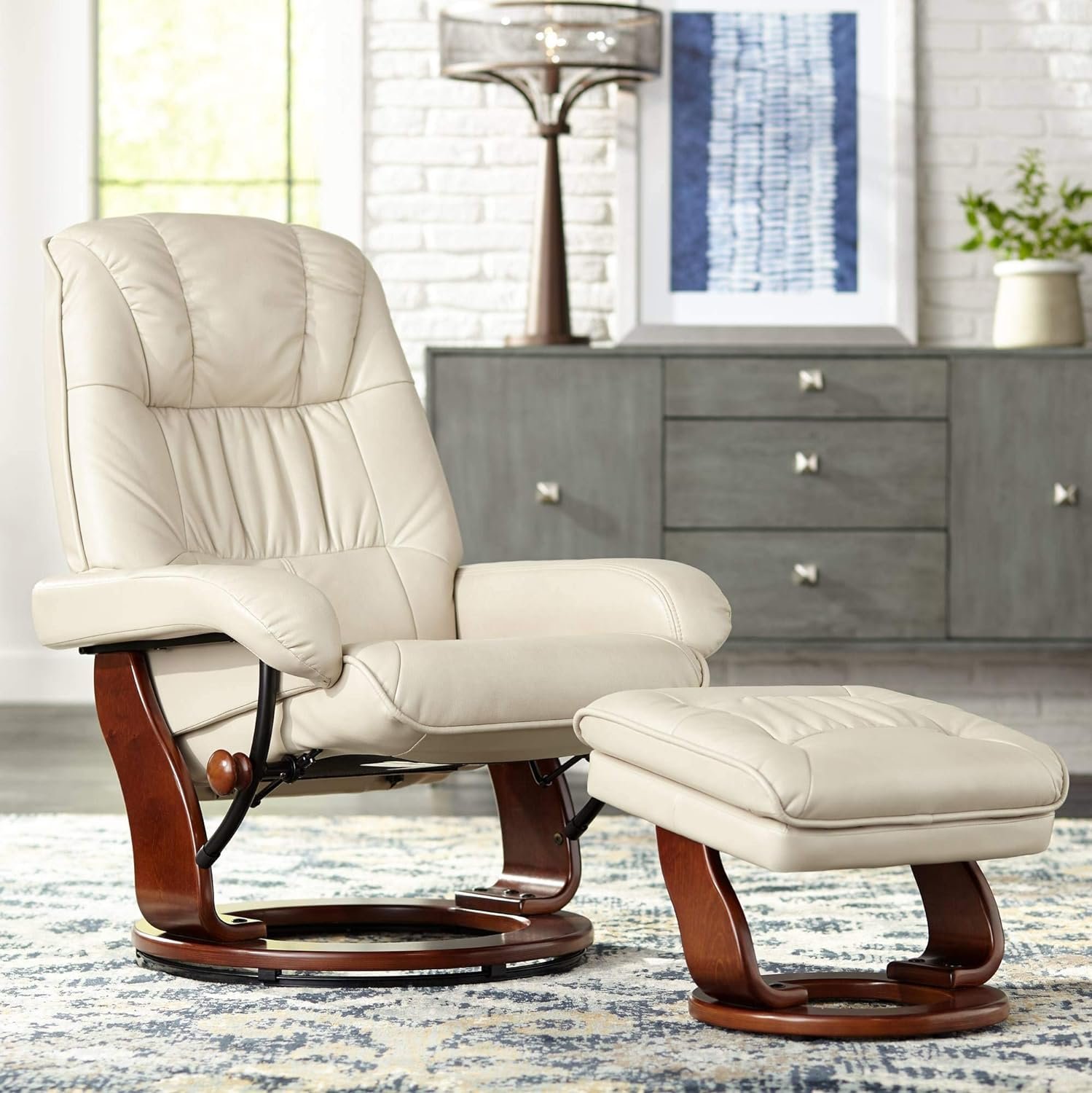 Benchmaster Kyle Taupe Swivel Recliner Review