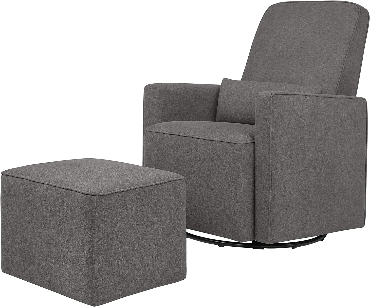 DaVinci Olive Upholstered Swivel Glider Review