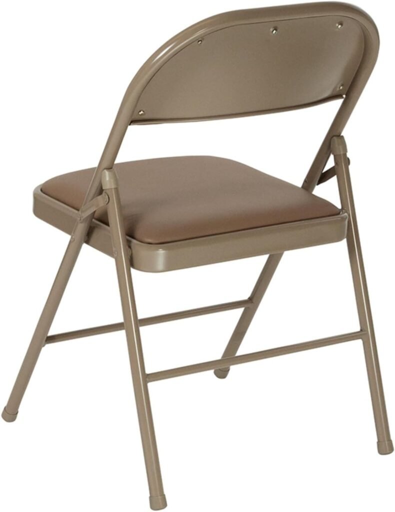 Flash Furniture HERCULES Series Double Braced Gray Vinyl Folding Chair