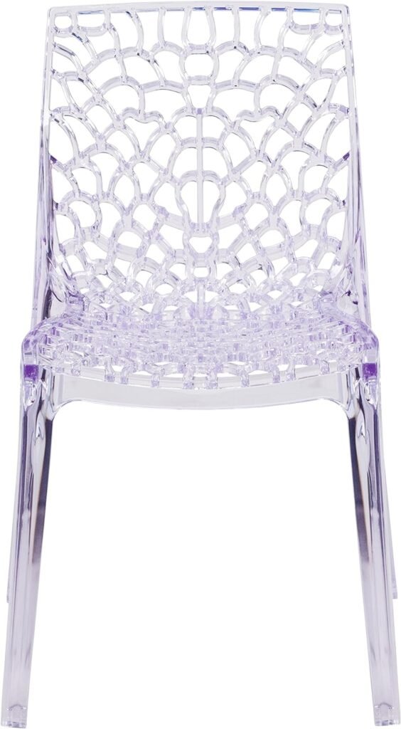 Flash Furniture Vision Series Transparent Stacking Side Chair