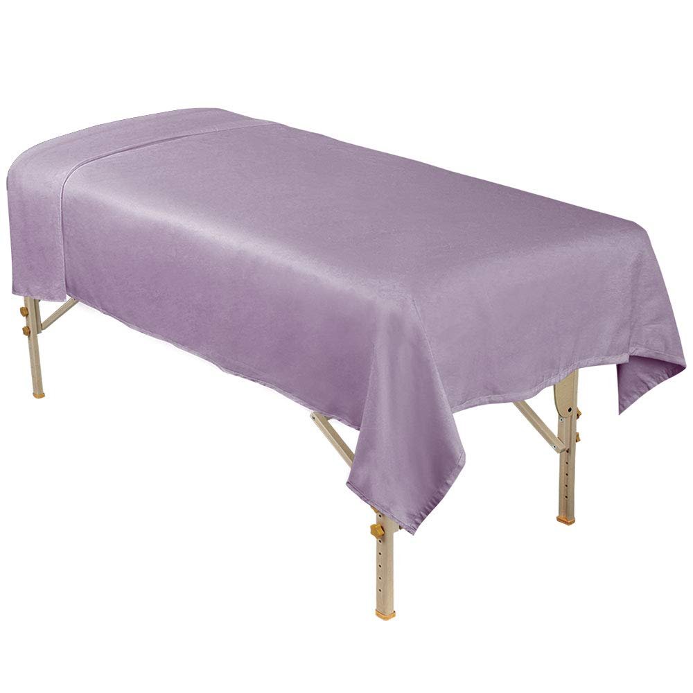 ForPro Premium Microfiber Flat Sheet, Ultra-Light, Stain and Wrinkle-Resistant, for Massage Tables