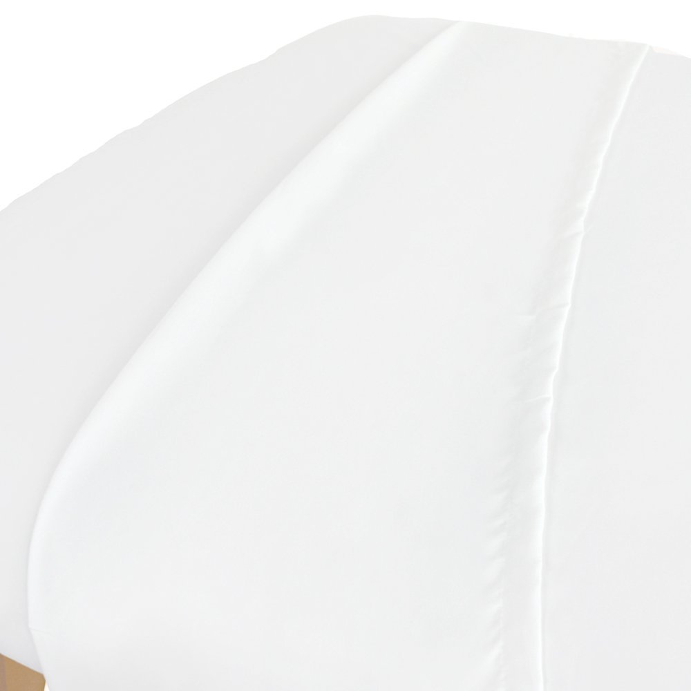 ForPro Premium Microfiber Flat Sheet, Ultra-Light, Stain and Wrinkle-Resistant, for Massage Tables