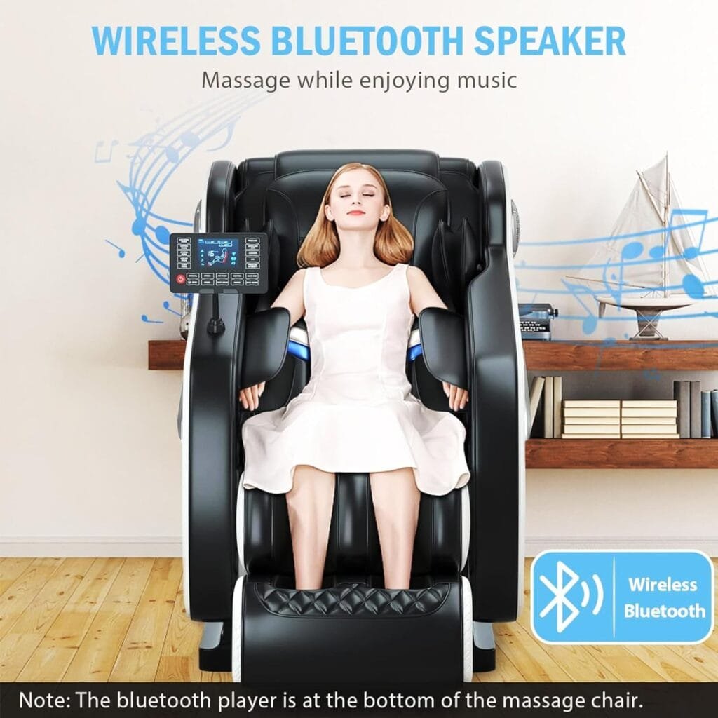 fremskre Massage Chair - Zero Gravity Massage Chair Full Body,Bluetooth Speaker,Recliner Chair with Airbags, Heating, and Foot Massage