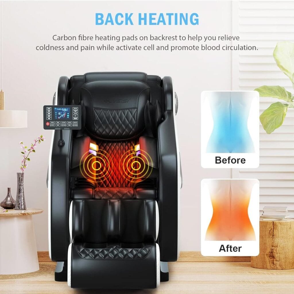 fremskre Massage Chair - Zero Gravity Massage Chair Full Body,Bluetooth Speaker,Recliner Chair with Airbags, Heating, and Foot Massage