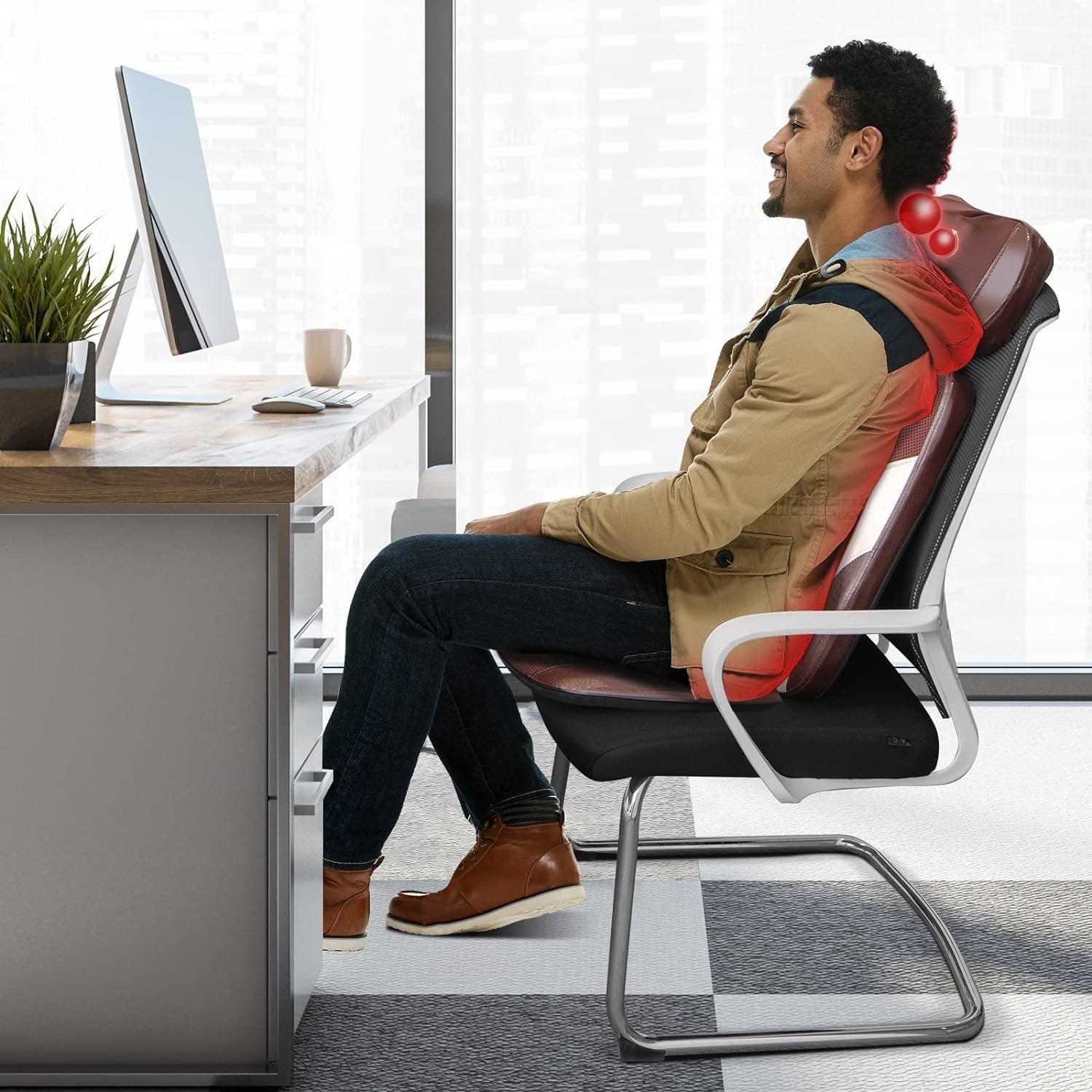 Giantex Back Massager Chair Pad Review