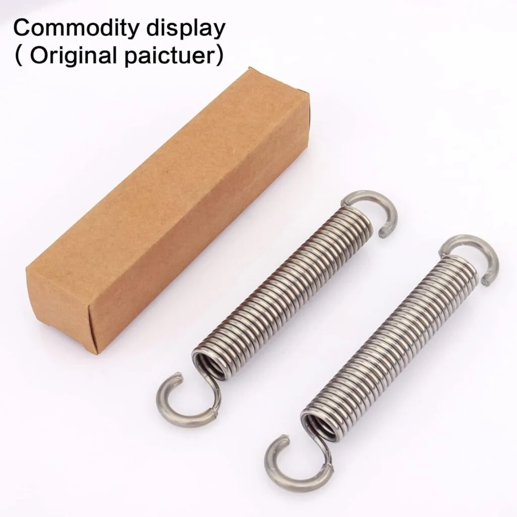 GNPADR 5-1/8 (2 Pcs) Stainless Steel Recliner Sofa Chair Stainless Steel Spring Replacement Mechanism Tension Spring GNPADR 5-1/8 (2 Pcs) Stainless Steel Recliner Sofa Chair Stainless Steel Spring Replacement Mechanism Tension Spring