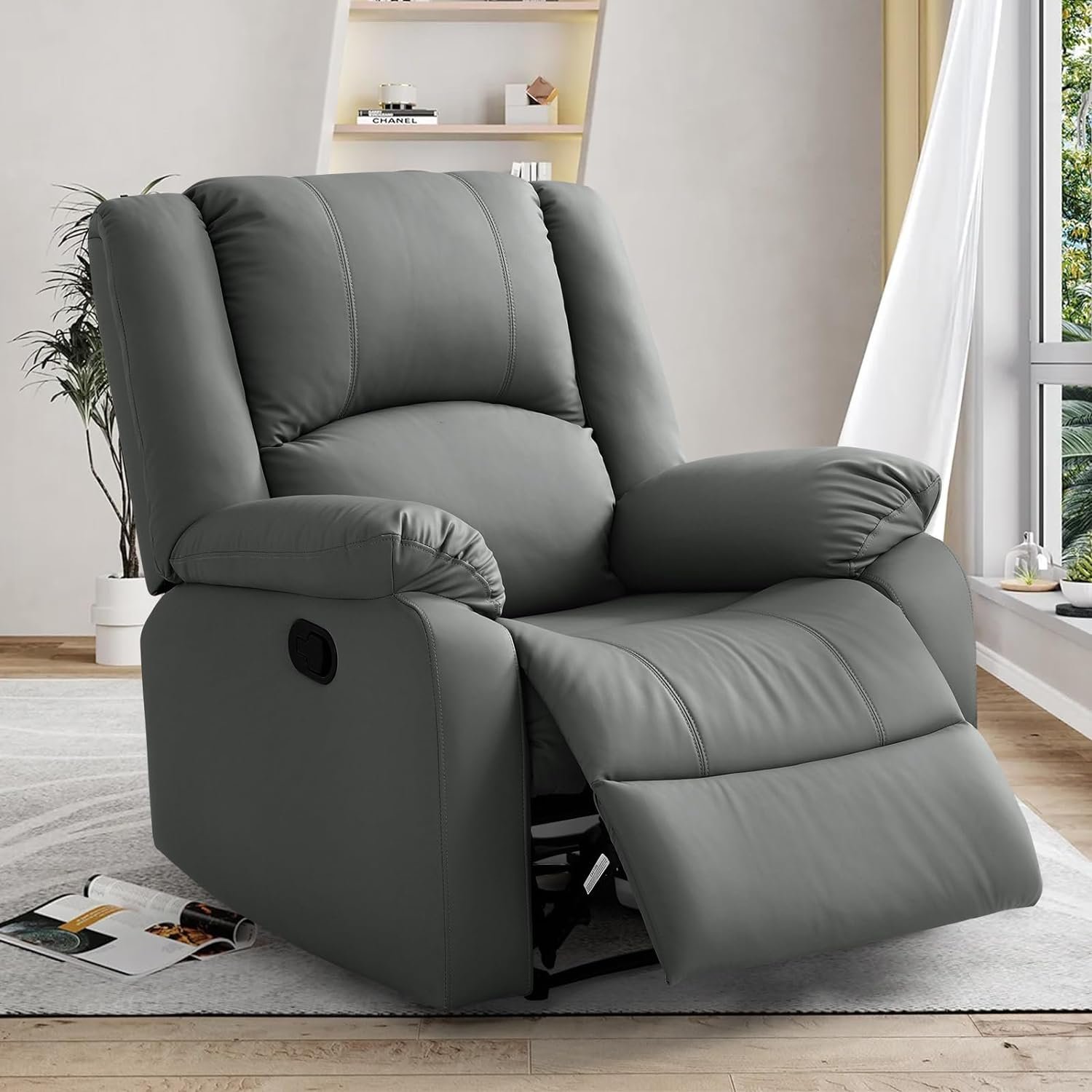 Grey Leather Recliner Chair Review