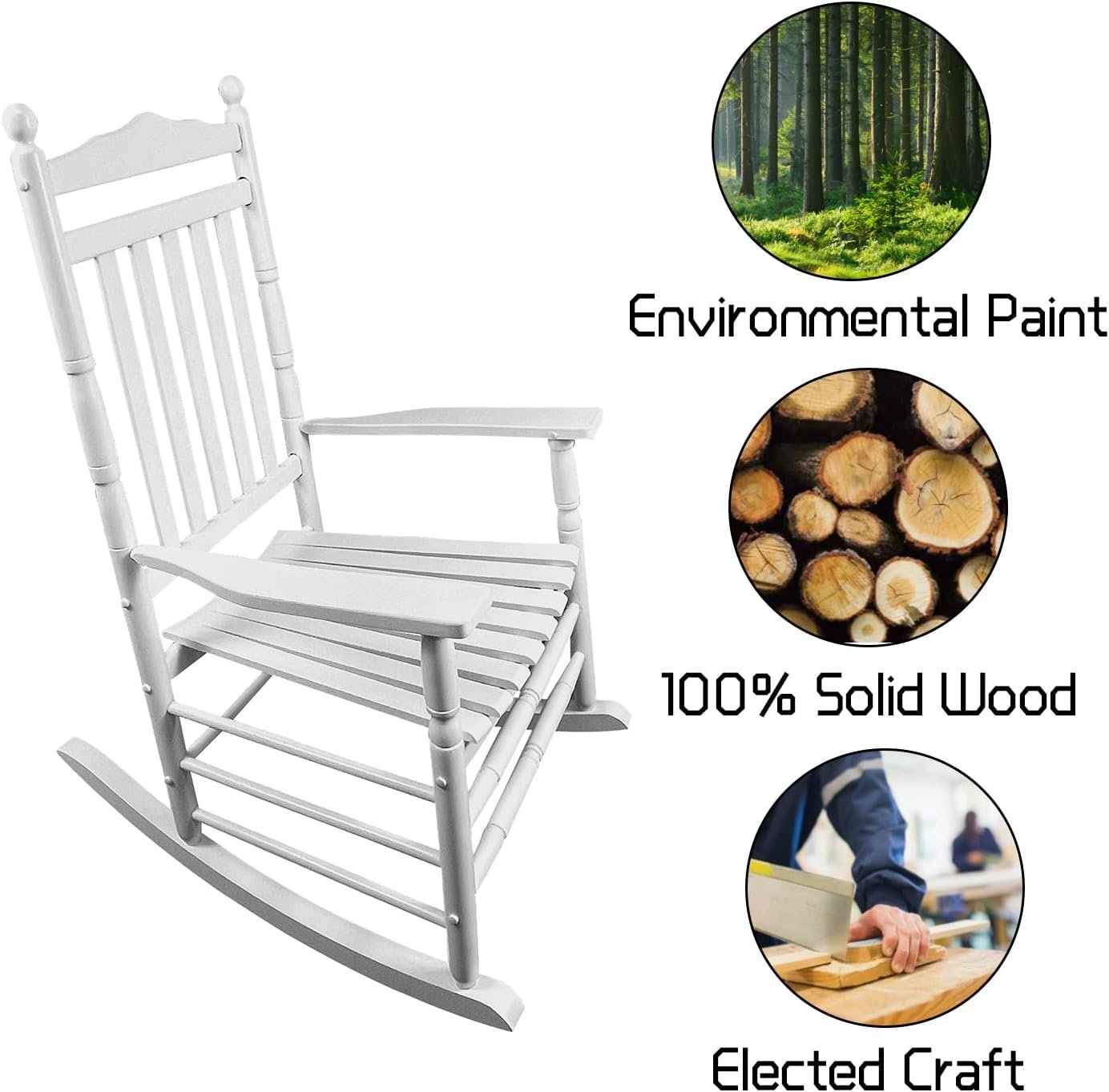 HomVent Rocking Chair Porch Rocking Chair Review