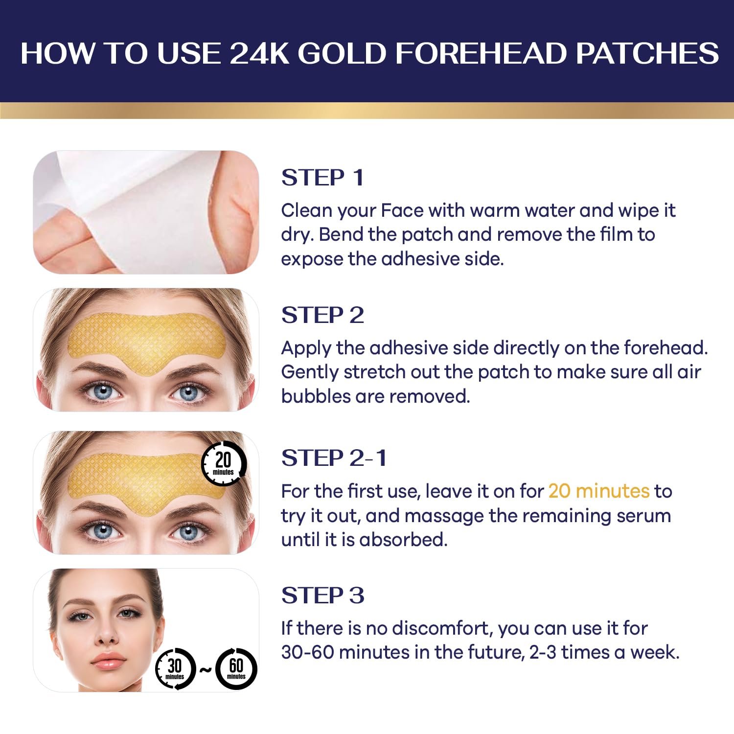 Jardient 24K Forehead Wrinkle Patches Review