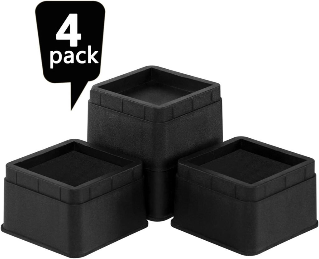 Joyclub Bed Risers 2 inch Heavy Duty Furniture Risers for Sofas Table Couch Lift Height of 2 or 4 Inches