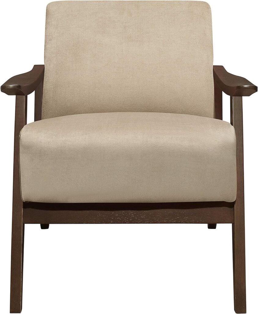 Lexicon Savry Living Room Chair, Light Brown