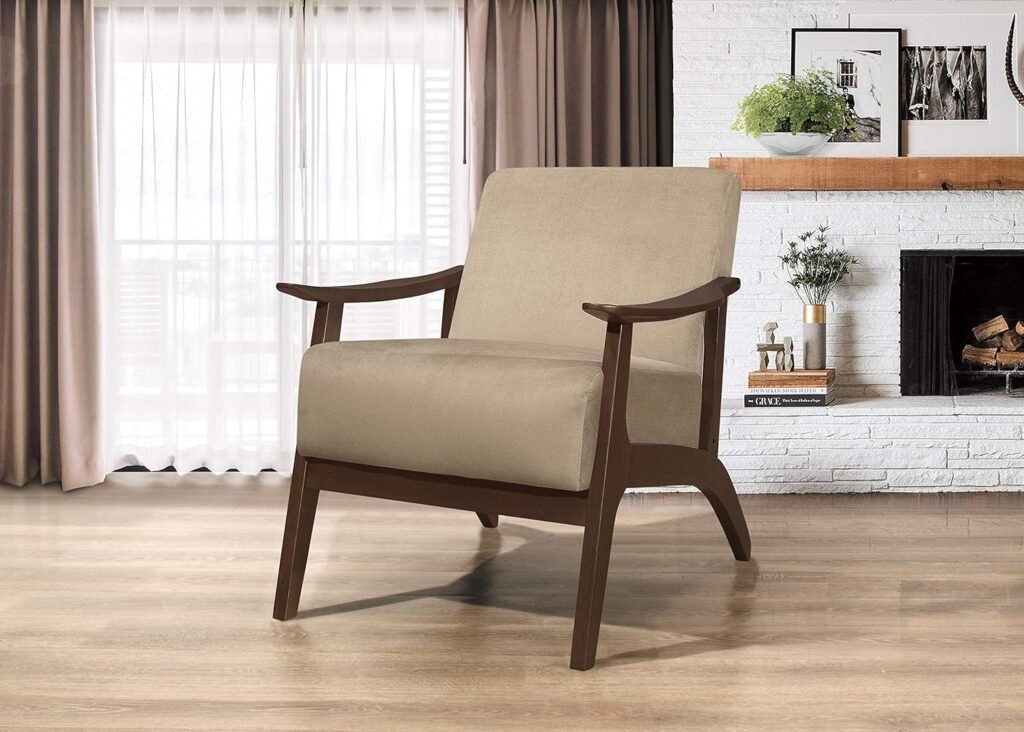 Lexicon Savry Living Room Chair, Light Brown