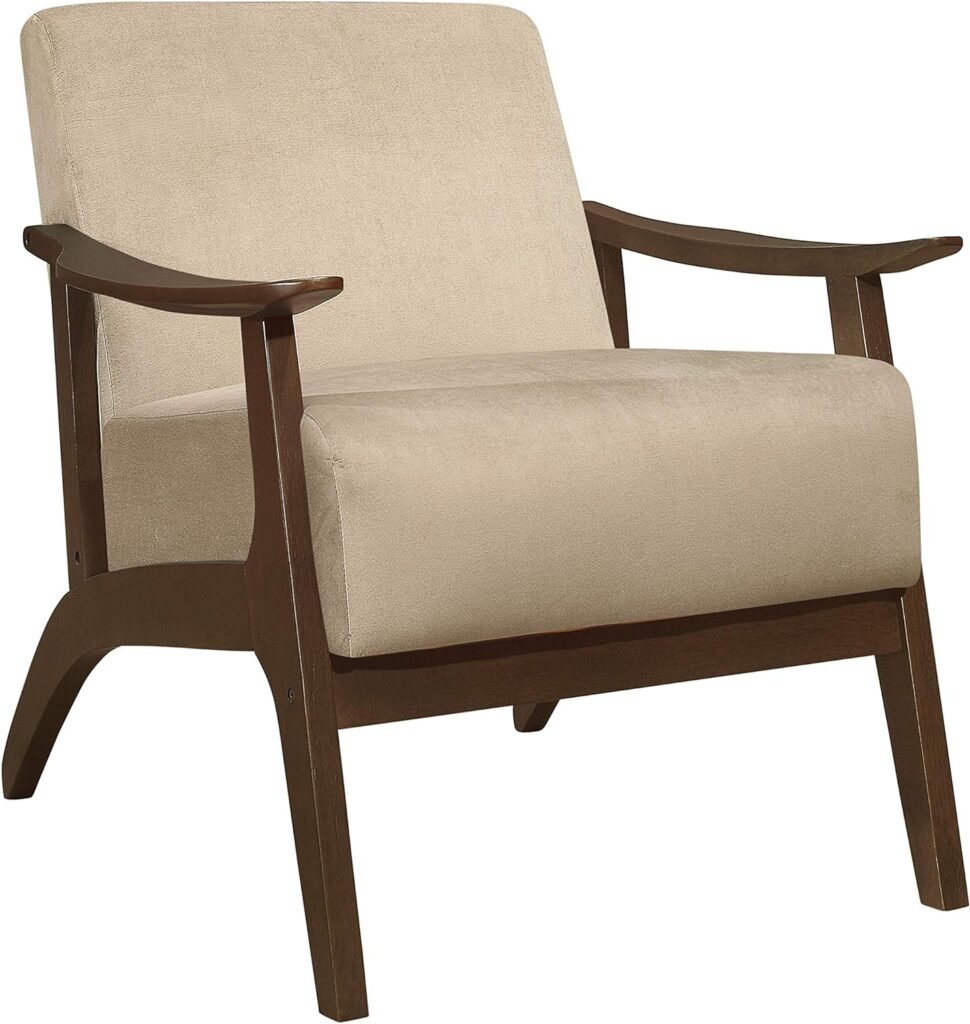 Lexicon Savry Living Room Chair, Light Brown