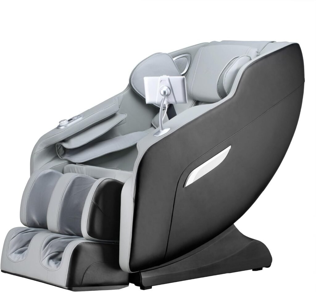 Lifesmart 2D Deluxe Full Body Massage Chair, Multilevel Zero-Gravity Lounger with Heat, LED Lights, and Tablet Controller, 54.3 L x 28.9 W x 40.6 H