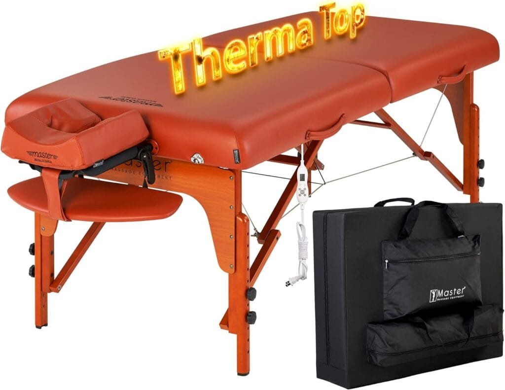 Master Massage 31 Santana Therma Top Portable Massage Table Package (Built in Heating Pads)