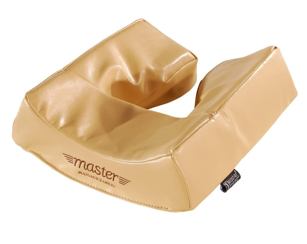 Master Massage Patented Memory Foam Ergonomic Dream Face Cushion Pillow Headrest, Royal Blue