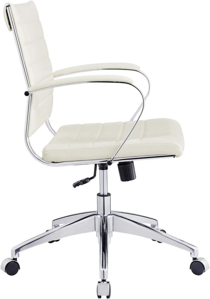 Modway Jive Office Chair, Mid Back, White