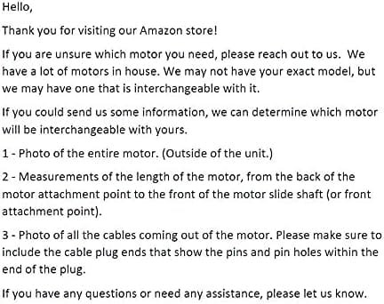 Mulin Power Recliner Motor Replacement with Cord, Model ML18-017 ML18D06 Linear Actuator for Sofa Lift Chair Couch Massage Seat Bed/Same as ML18-021  ML18-034  ML8-174, Aluminum