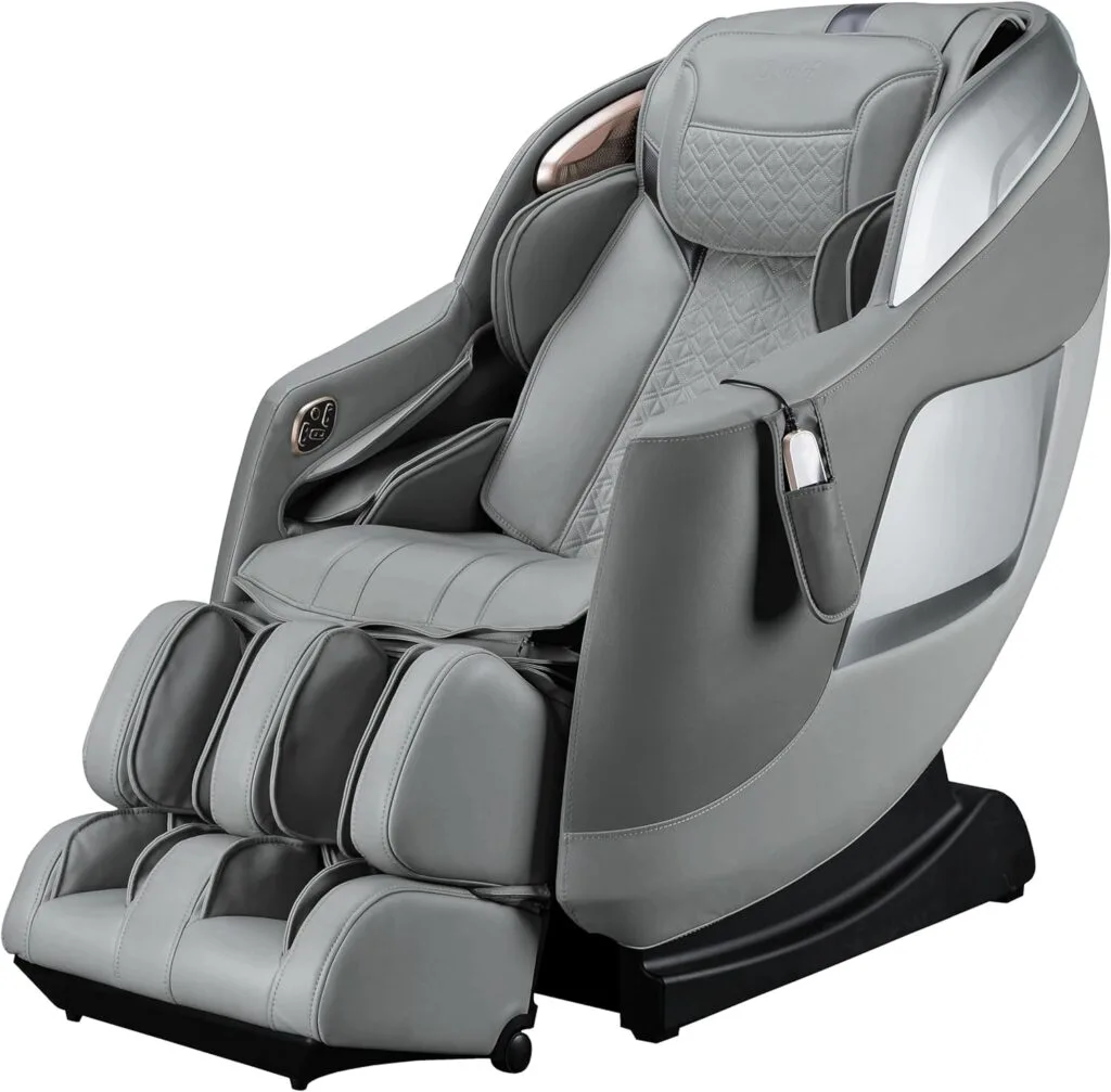 Osaki 3D Sigma Grey Massage Chair Zero Gravity Full Body with Heat SL Track Airbag Massage Bluetooth Speaker Foot Massage (Grey) Osaki 3D Sigma Grey Massage Chair Zero Gravity Full Body with Heat SL Track Airbag Massage Bluetooth Speaker Foot Massage (Grey)