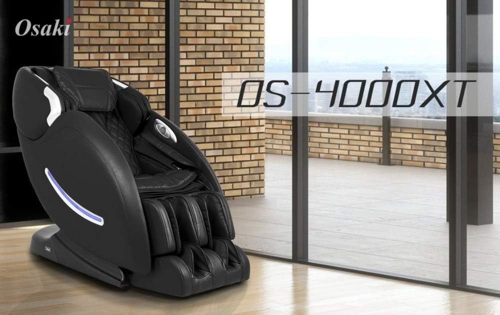 Osaki OS-4000XT Full Body L-Track Massage Chair w 2 Step Zero Gravity - Brown