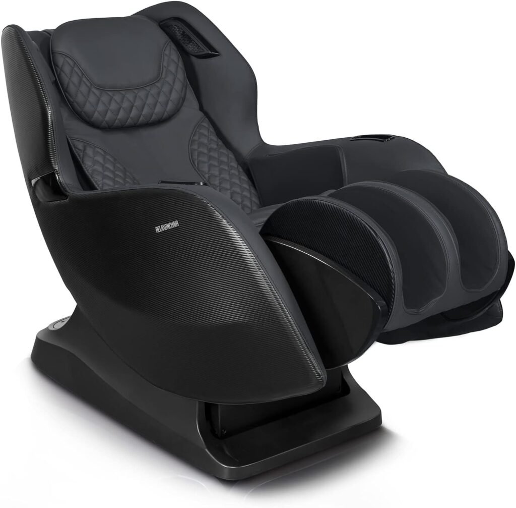 RELAXONCHAIR Rio Full Body Zero Gravity Massage Recliner Chair (Black)