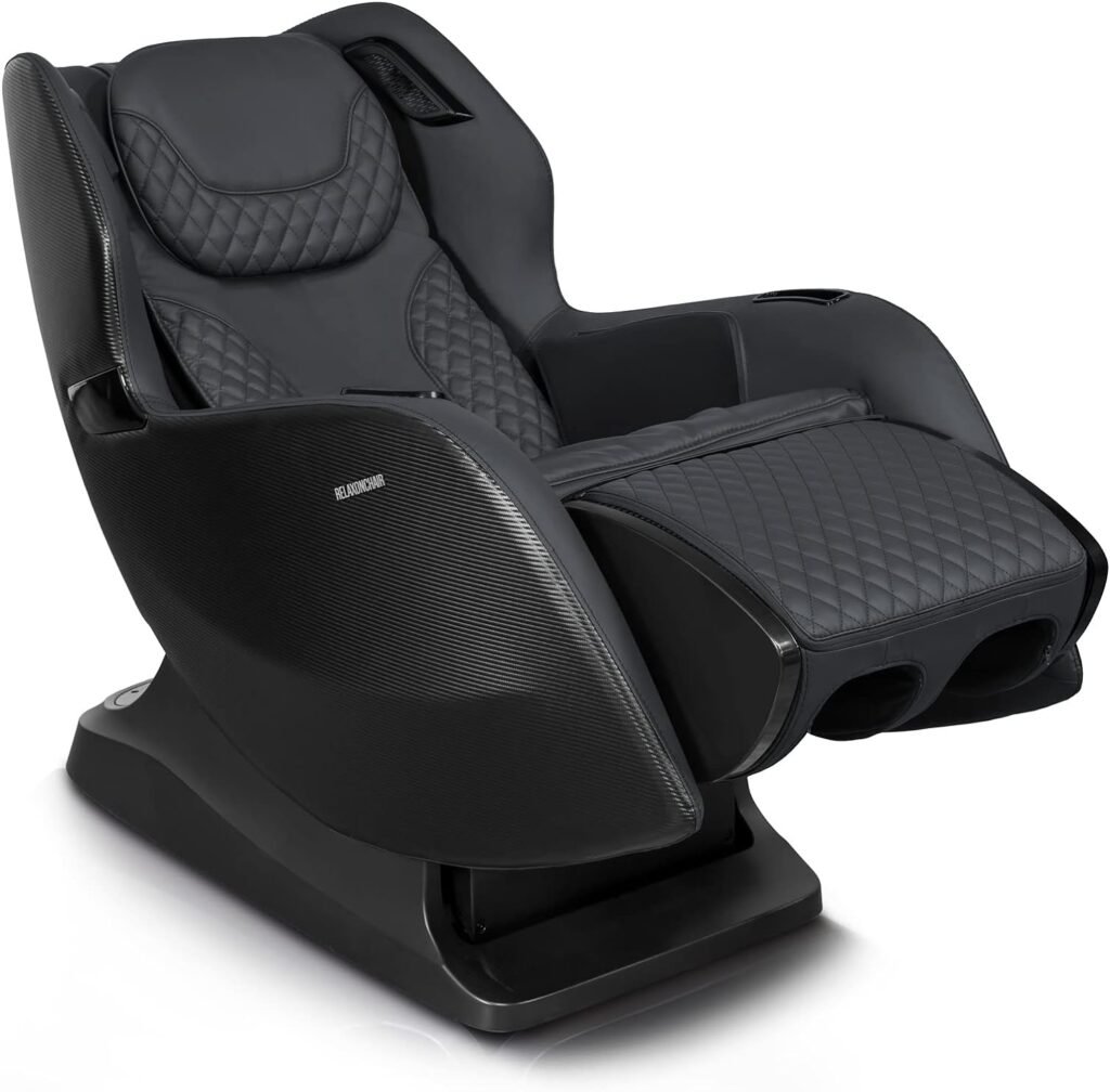 RELAXONCHAIR Rio Full Body Zero Gravity Massage Recliner Chair (Black)