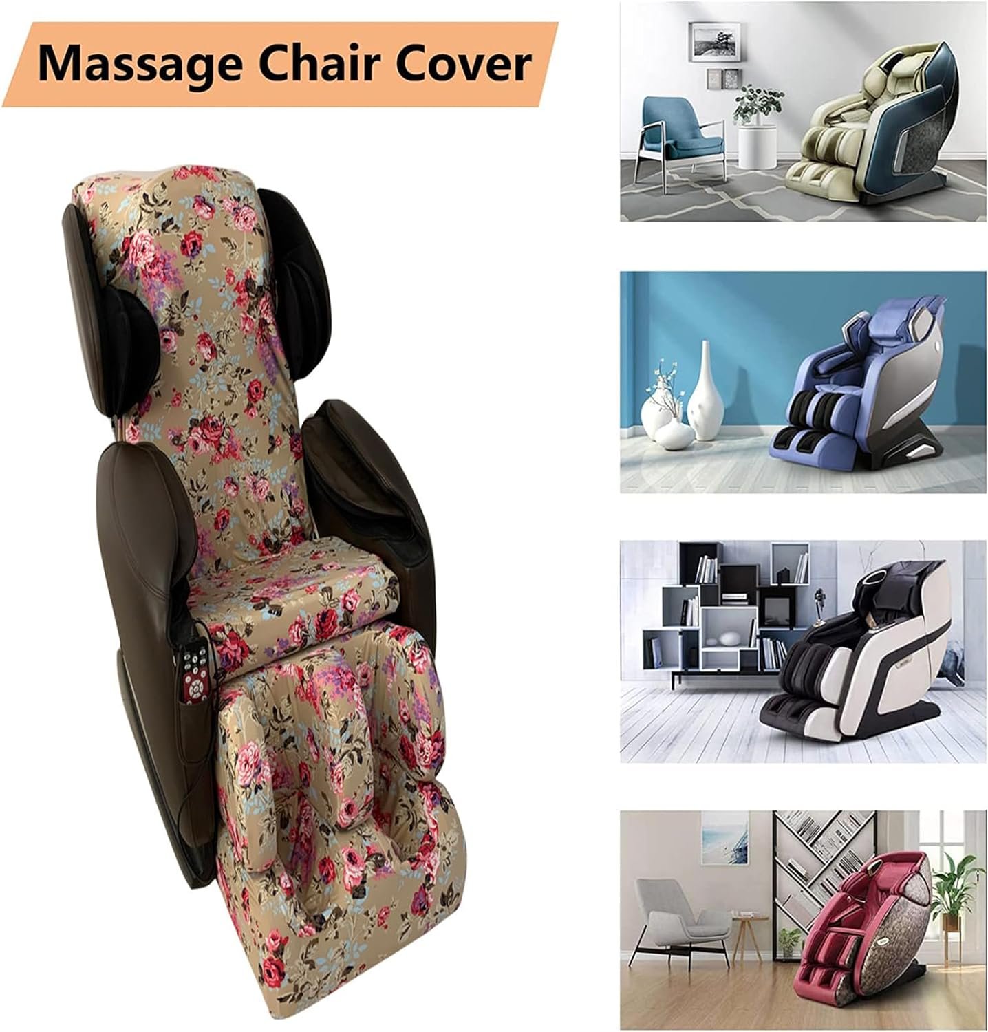 Removable and Washable Stretch Fabric Massage Chair Cover Review