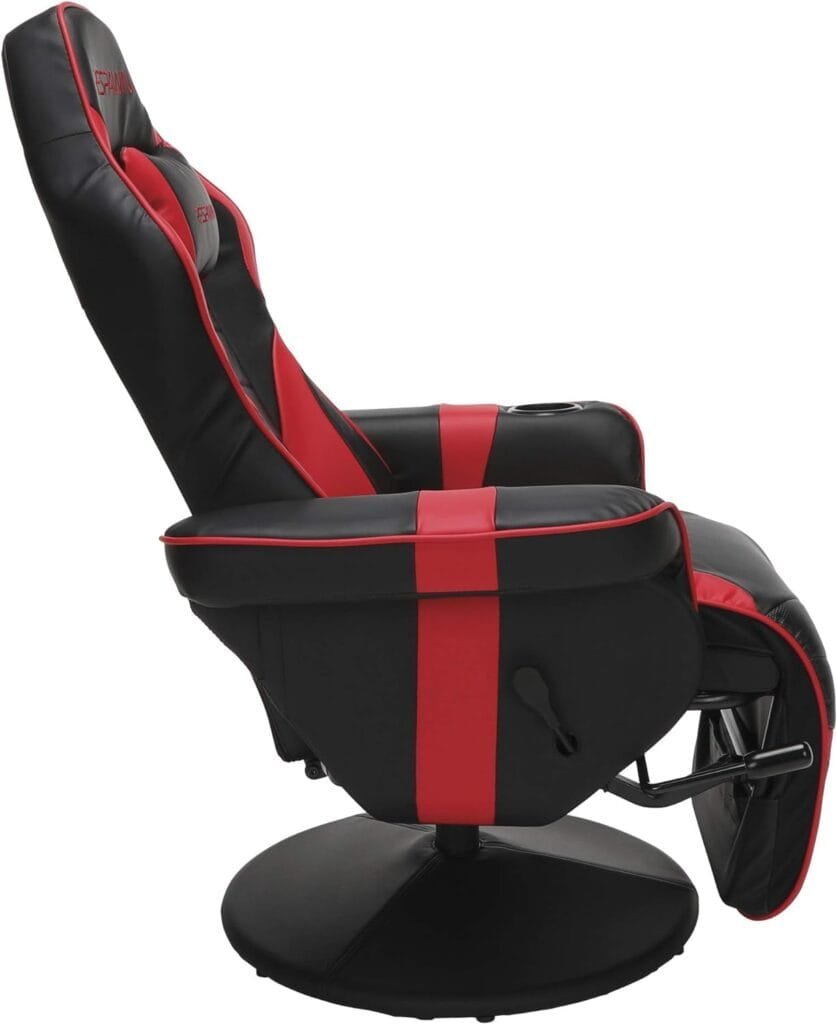RESPAWN RSP-900 Racing Style, Reclining Gaming Chair, 35.04 - 51.18 D x 30.71 W x 37.01 - 44.88 H, Leather, Red