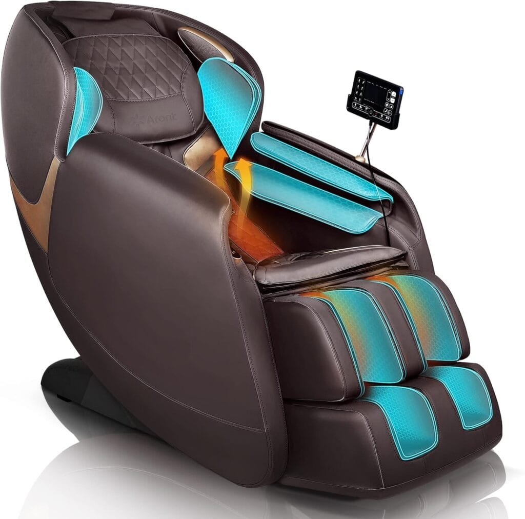 R()TAI Massage Chair,Full Body Massage Chair,3D Zero Gravity Recliner Chair with Heat, Neck Shoulder Back Massage Recliner with Foot Rollers Home Office Armchair