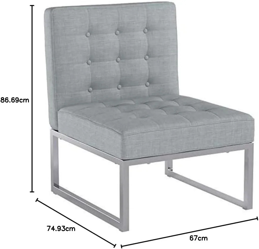 Signature Design by Ashley Cimarosse Contemporary Tufted Accent Chair, Gray Signature Design by Ashley Cimarosse Contemporary Tufted Accent Chair, Gray