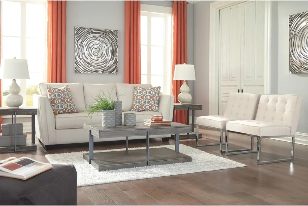 Signature Design by Ashley Cimarosse Contemporary Tufted Accent Chair, Gray Signature Design by Ashley Cimarosse Contemporary Tufted Accent Chair, Gray