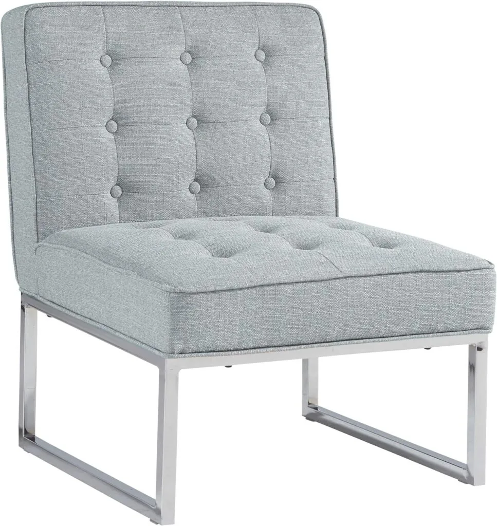 Signature Design by Ashley Cimarosse Contemporary Tufted Accent Chair, Gray Signature Design by Ashley Cimarosse Contemporary Tufted Accent Chair, Gray