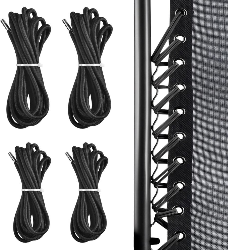 Slendor Zero Gravity Chair Replacement Cord, Compatible with Zero Gravity Chairs, AntiGravity Recliners, Bungee Elastic Lawn Chairs - Durable Nylon Bungee Cord - Easy DIY Repair Set