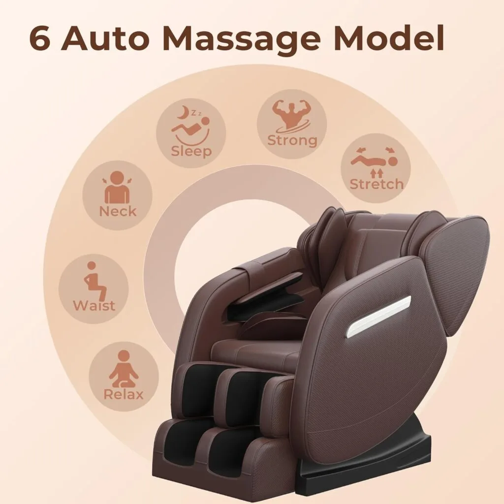 SMAGREHO MM350 Massage Chair, Brown