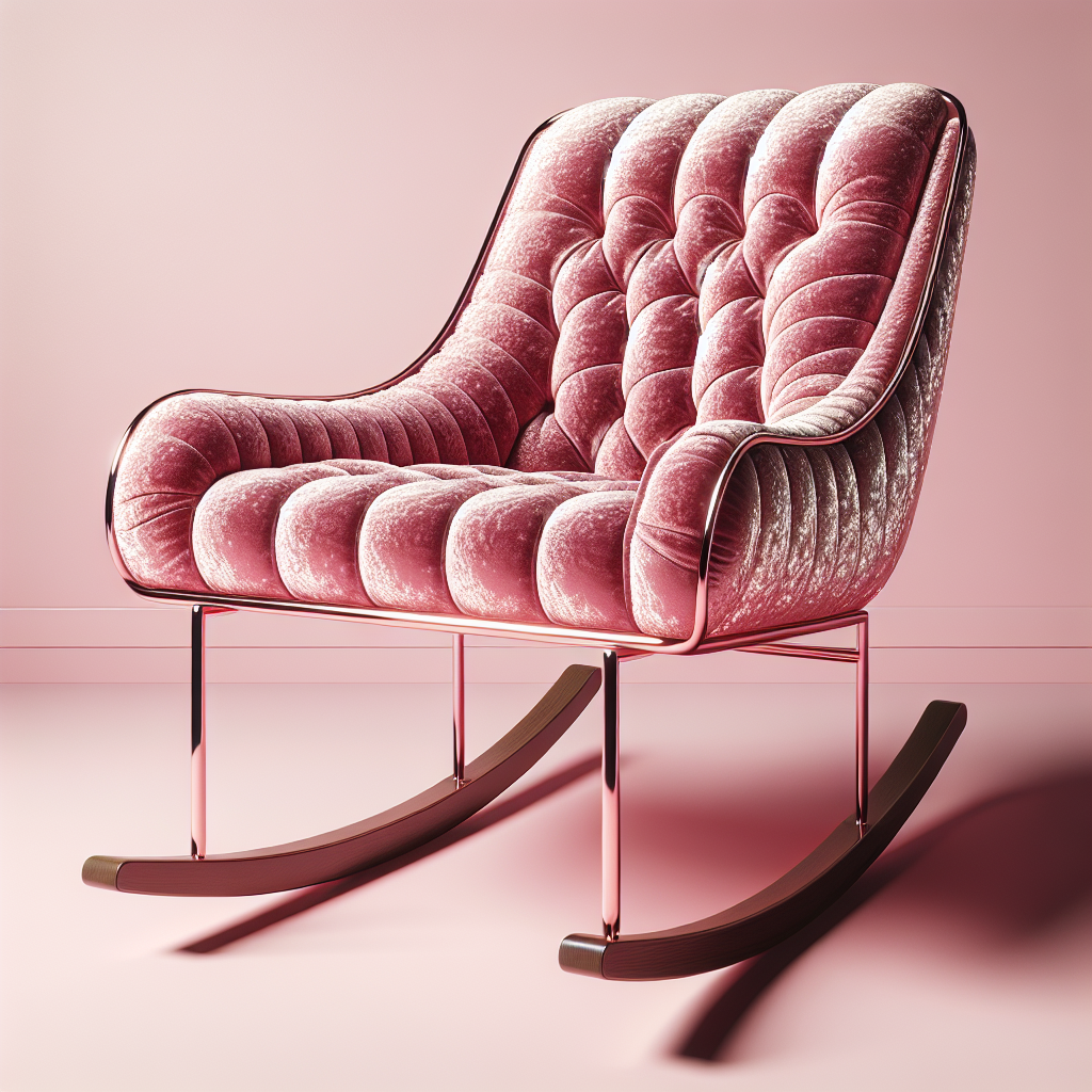 SoarTalent Pink Velvet Rocking Chair Review