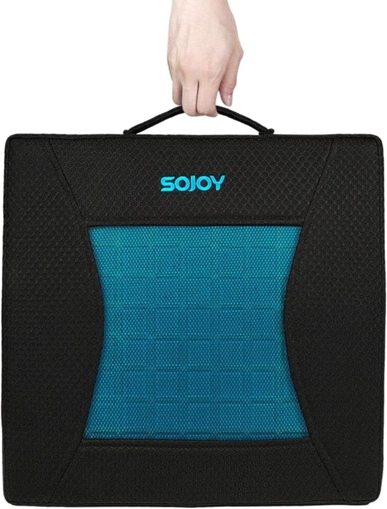 Sojoy Gel Enhanced Seat Cushion,Non-Slip GelMemory Foam Coccyx Cushion,Home Office Chair Pad,Car Truck Driver Seat Cushion for Tailbone Back Pain Relief