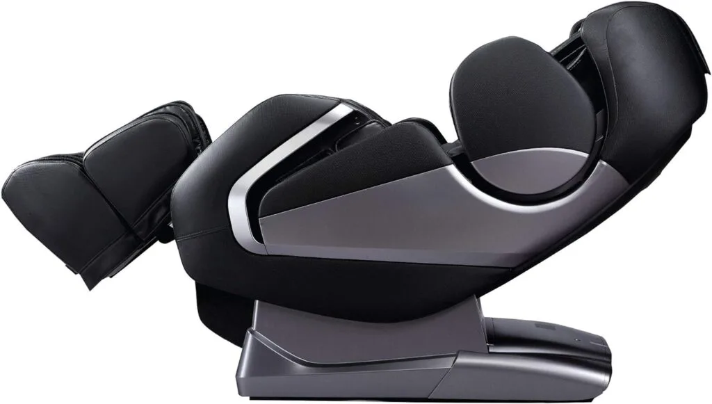 Titan Pro Alpha Zero Gravity Massage Chair, L Track, Foot Rollers, Space Saving Design, Bluetooth Speakers, Full Body Massage Chair (Black)