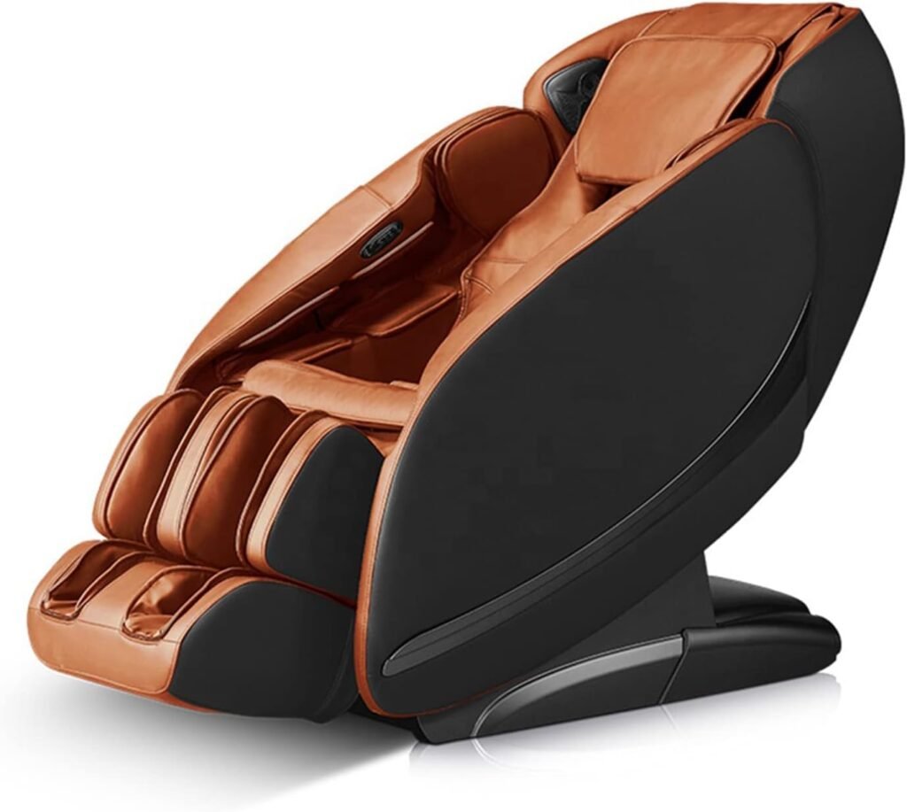 Vvlo Luxury Leisure Massage Chair Full Body 3D Electric Recliner SL Track Zero Gravity Shiatsu 4D Massage Chair with Space Saving Design Autobody Detection for Home Office