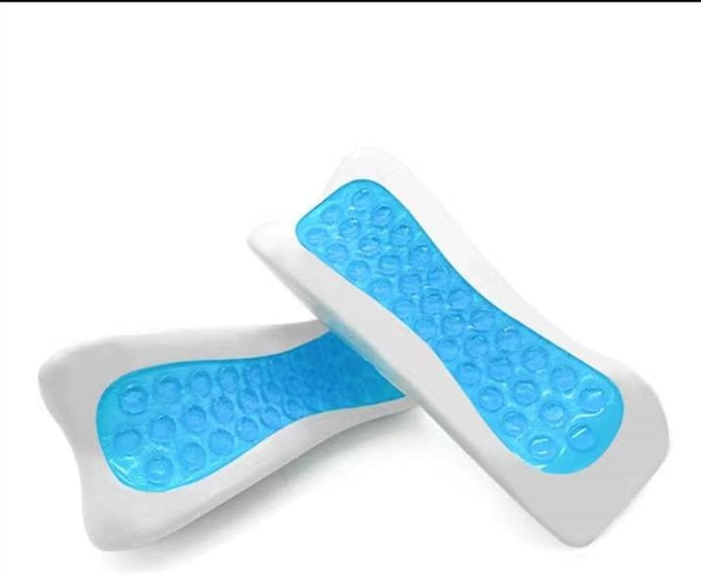 YSMLE Armrest Pad Chair Office Arm Rest Cover Ergonomic Elbow Pillow Memory Foam Arm Rest Support Cushion with Cooling Gel Mesh Cover Forearm Pressure Relief for Wheelchair Gaming Chair Recliners 2pcs