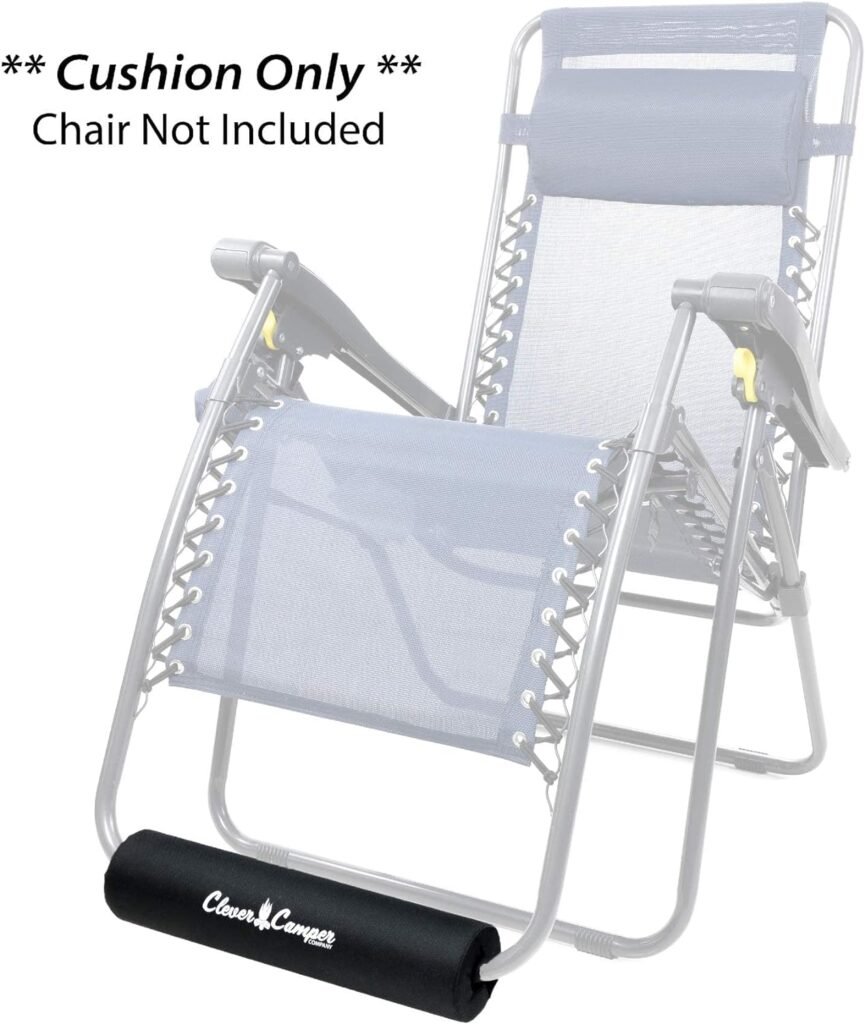 Zero Gravity Chair Cushion for Foot Rest Bundle with Arm Rest-Standard Size