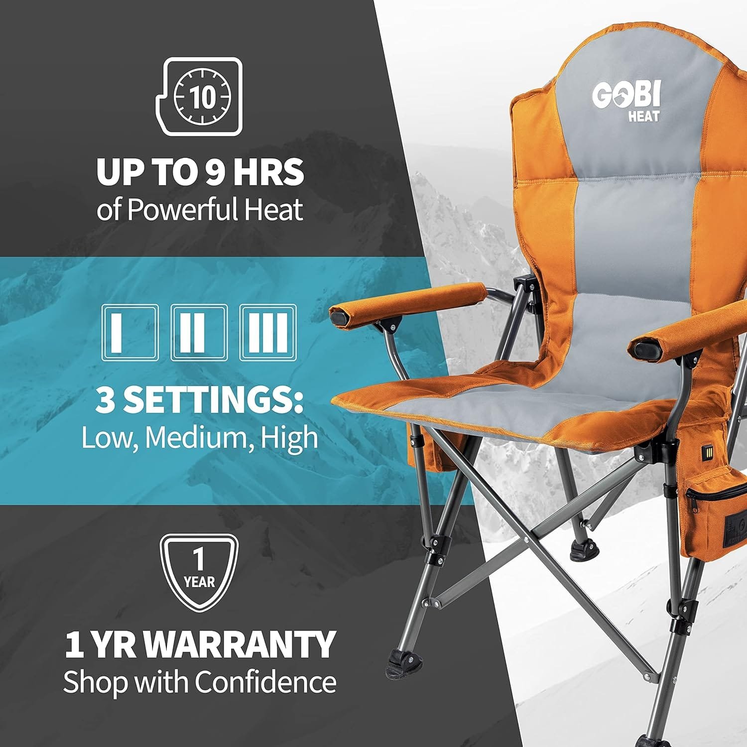 9 Hour Heat Camping Chair Review