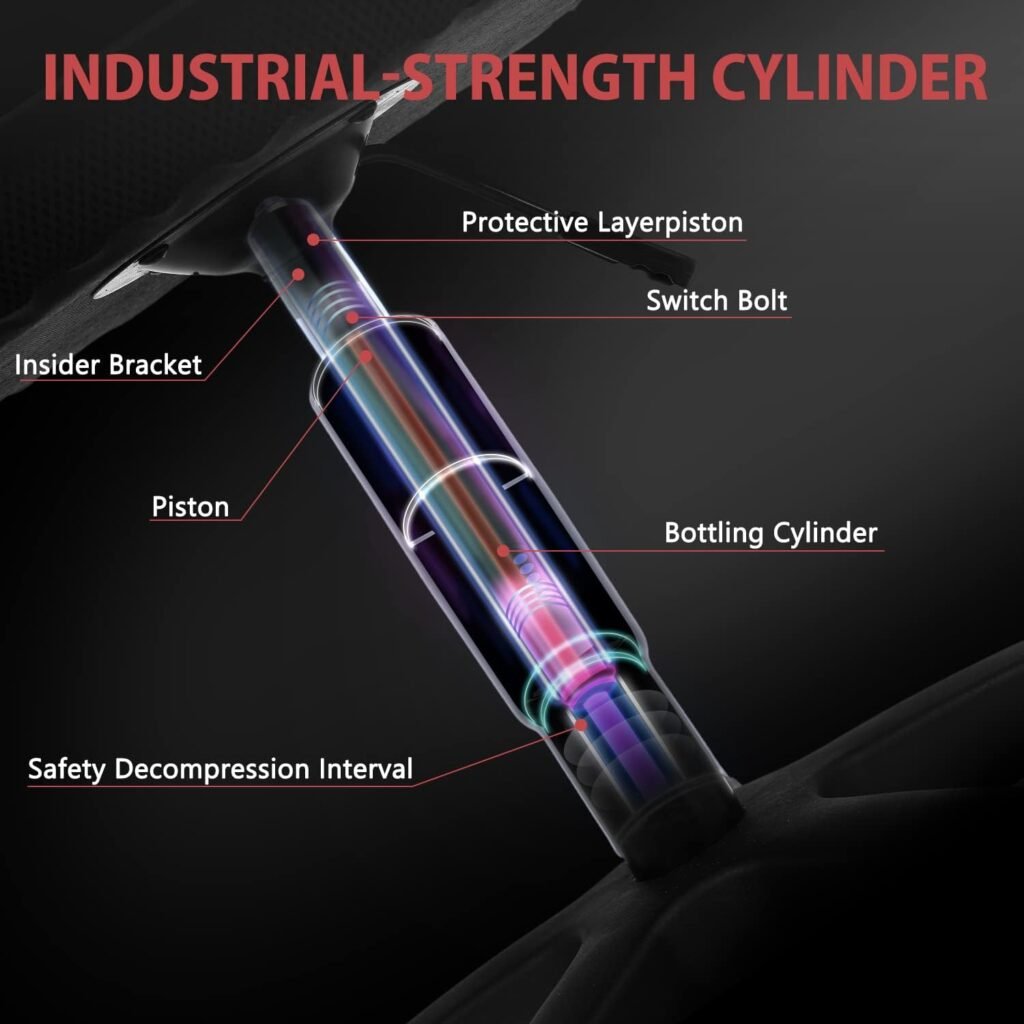 Dowinx Office Replacement Cylinder,Gas Lift Cylinder Universal Size Fits Most Chair,Class 4 Hydraulic Pneumatic Piston Heavy Duty 450Lbs