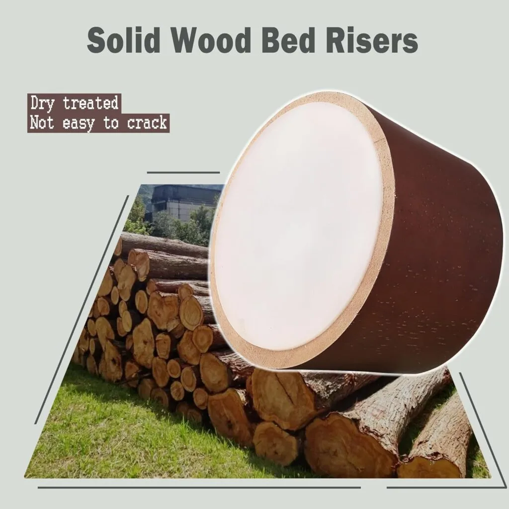 Furniture Raisers Bed Risers - 1 Inch Wooden Circle Heavy Duty Furniture Height Extenders Lifts for Sofa Couch Desk Chair Table Base Raising Space,with Silicone Non-Slip Pad, Pack of 4 Furniture Raisers Bed Risers - 1 Inch Wooden Circle Heavy Duty Furniture Height Extenders Lifts for Sofa Couch Desk Chair Table Base Raising Space,with Silicone Non-Slip Pad, Pack of 4