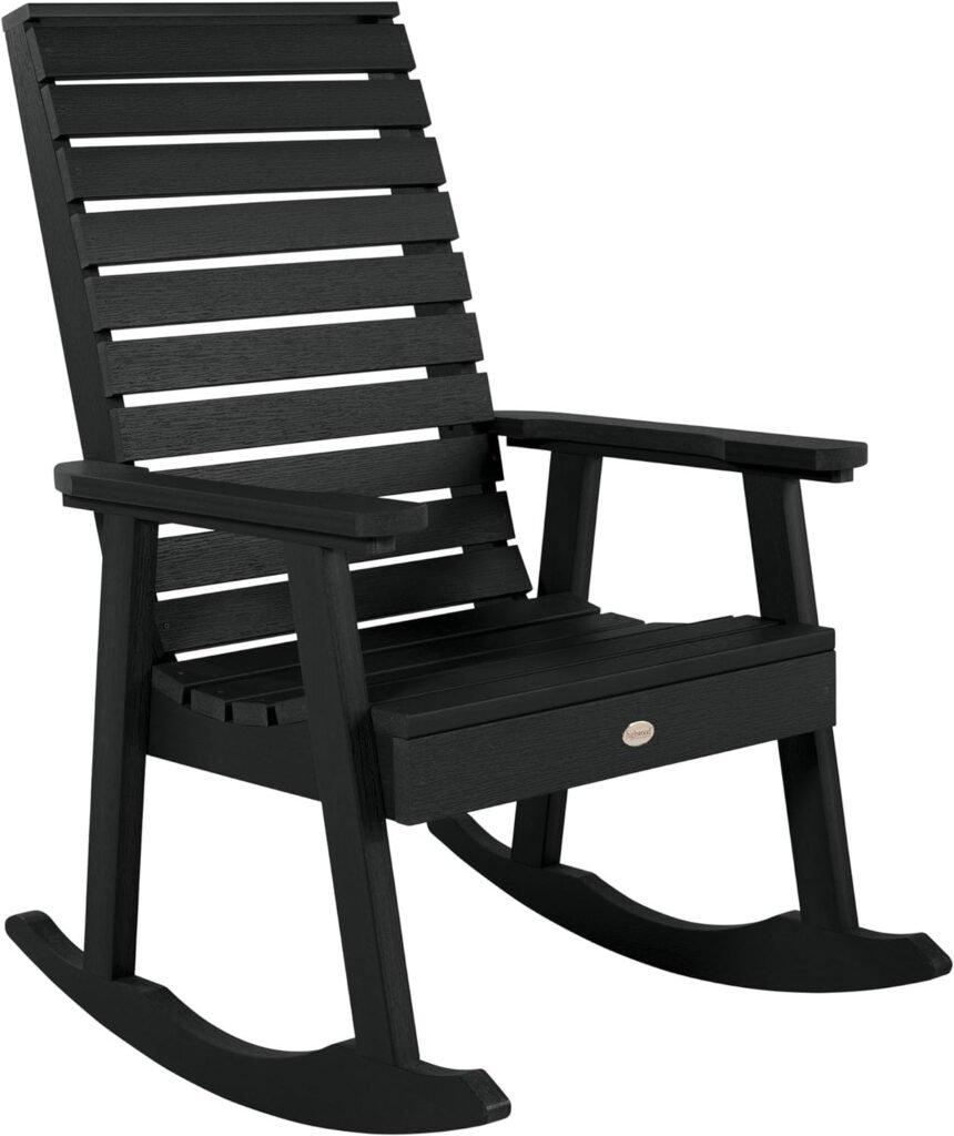 Highwood Weatherly Rocking Chair, Black