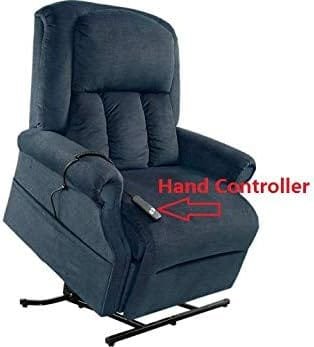 HMB Two Button, 5 pin, Lift Chair or Power Recliner Hand Controller for Okin, Limoss, Lazboy, Golden, Pride Chairs
