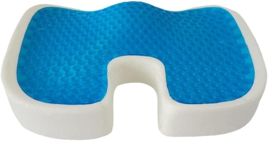 Juwenin Home Cooling Gel Seat Cushion for Long Sitting - Cool and Easy to WASH (Black)