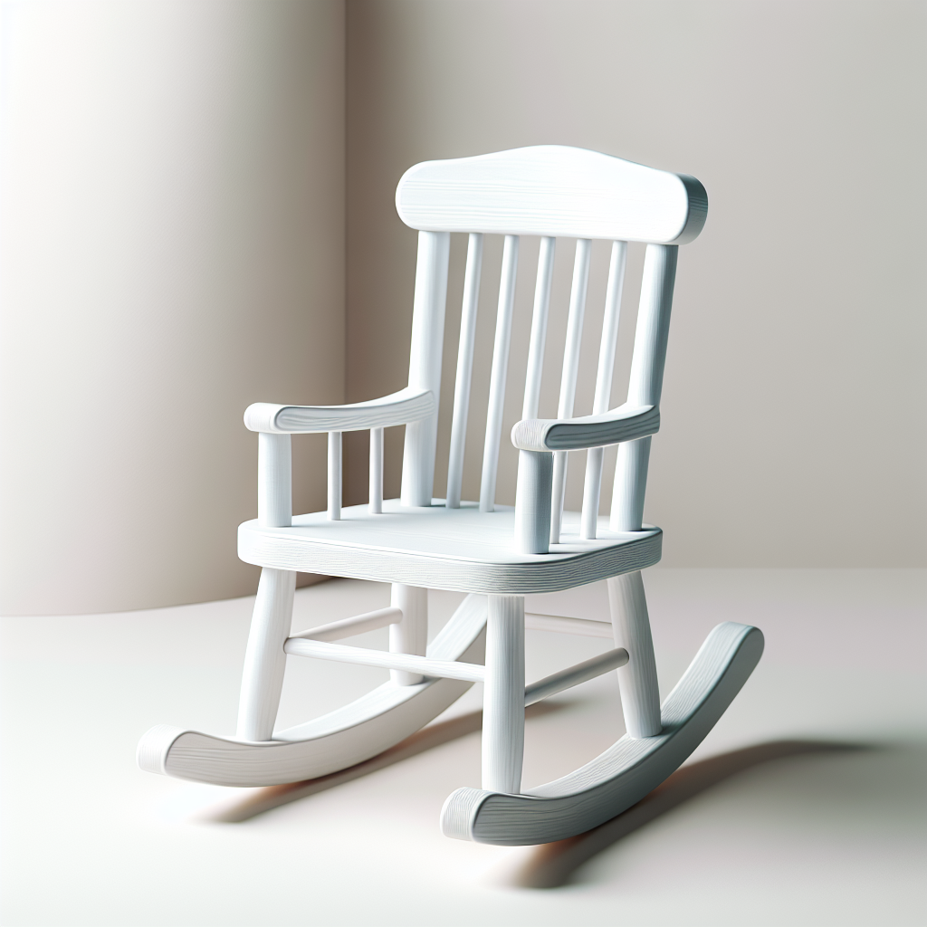 KIDS WOOD ROCKER WHITE Review