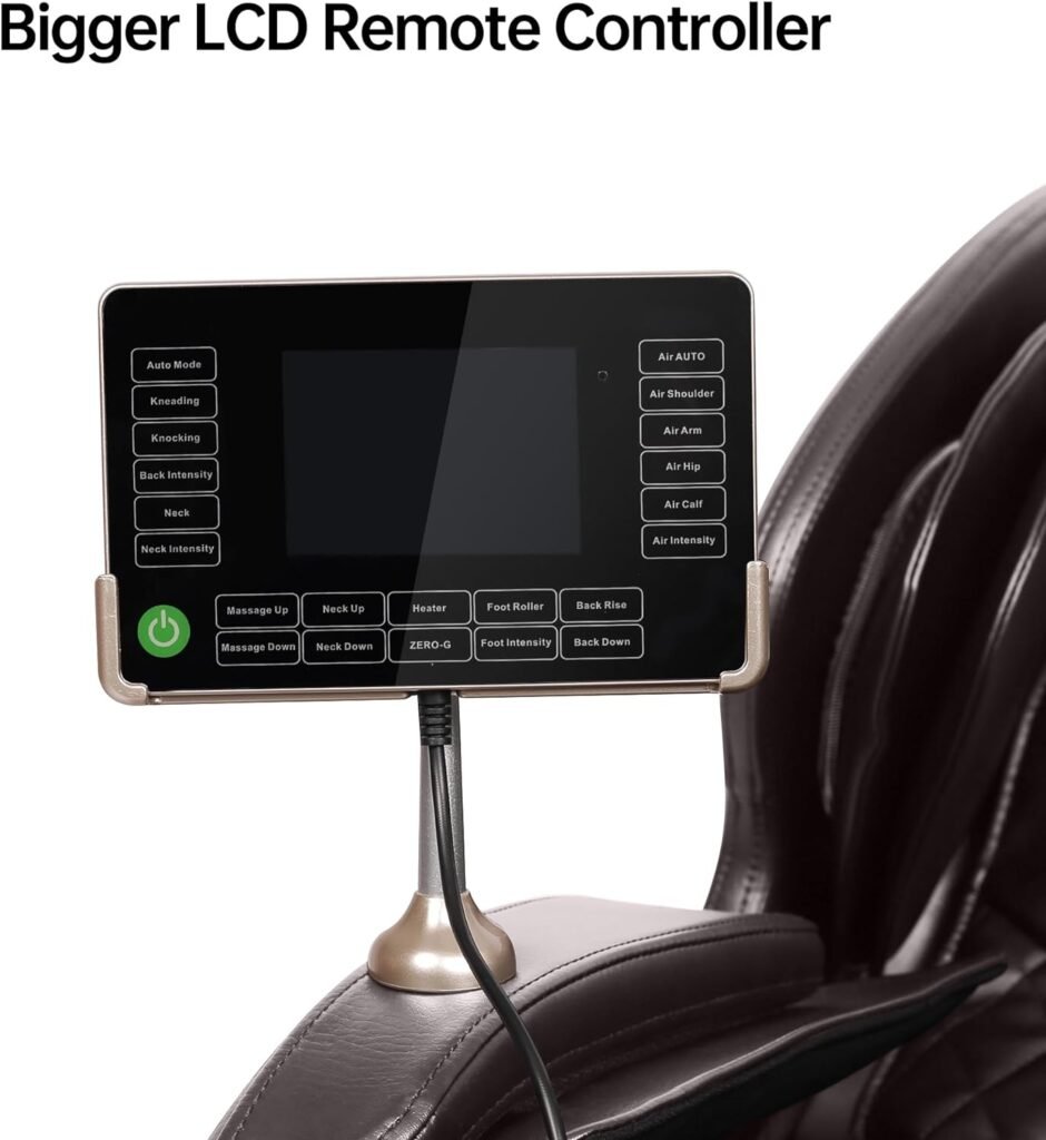 Real Relax 2023 Full Body Dual Core, Zero Gravity Massage Chair, Black