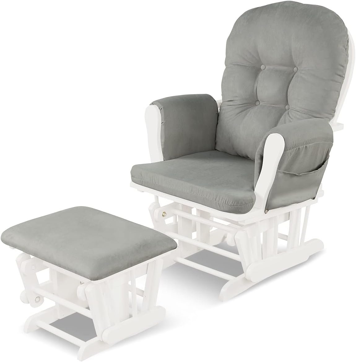 Upholstered Comfort Nursing Rocking Chair Review