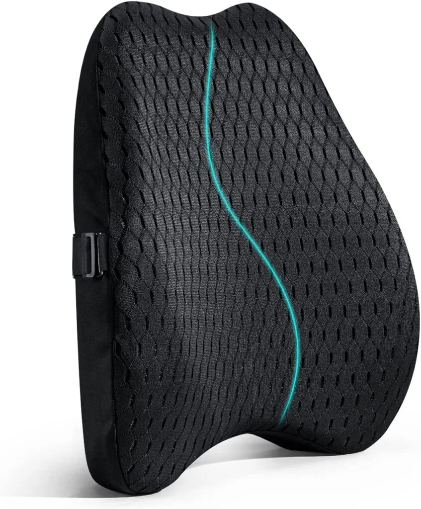 Bipintip Lumbar Support Office Chair with Adjustable Strap and Washable Cover - Back Cushion for Couch,Recliner,Car,Desk Chair - Lumbar Pillow Back Pain Relief,Improve Posture(Black) Bipintip Lumbar Support Office Chair with Adjustable Strap and Washable Cover - Back Cushion for Couch,Recliner,Car,Desk Chair - Lumbar Pillow Back Pain Relief,Improve Posture(Black)